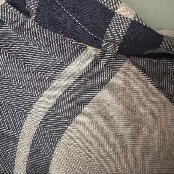 Free People Oversized Flannel Button Down Long Sleeve Shirt Western Fall Small - Picture 7 of 12